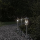 thumbnail of Helloshop26 - Lampadaire d'extérieur argenté 60 cm acier inoxydable Argent 02_0042518