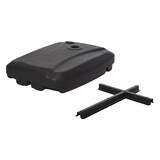 thumbnail of WellHome - Stevige parasolvoet en metalen kruis in zwart 60L