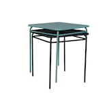 thumbnail of METRO PROFESSIONAL Mesa gastro apilable, acero, 68 x 68 cm, cuadrada, gris