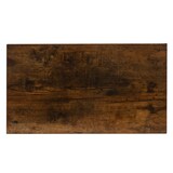 thumbnail of Beistelltisch C-Form 45x25x64 cm Schwarz/Braun aus Holz mit Metallgestell
