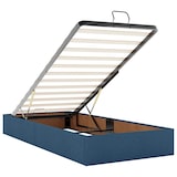 thumbnail of vidaXL Ottoman-Bett mit Matratze Blau 90x190 cm Stoff