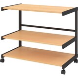 thumbnail of bümö Aktenwagen mit Rollen als fahrbare Ablage von Aktenordner & Co in grau