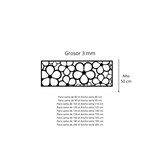 thumbnail of Cabecero para cama de Forja Corte Láser Nebula 135 cm Beige Oro