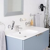 thumbnail of RIDDER Fönhalter mit Saugnapf 14 x 12,7 x 6,5 cm Chrom 12070000