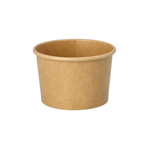 1000 Eisbecher, Pappe rund 150 ml Ø 8,6 cm · 5,2 cm braun