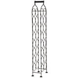 thumbnail of Porta bottiglie in ferro battuto finitura nera anticata