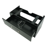 thumbnail of Premium badmeubel HWC-D16, badmeubel wastafel badkamermeubel, hoogglans 90cm ~ zwart