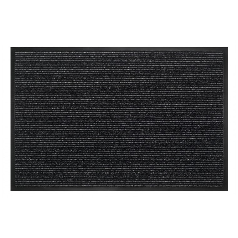 Schmutzfangmatte Fussmatte waschbar anthrazit 120 x 80 waschbar Streifendesign