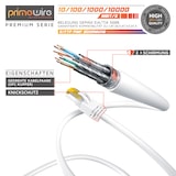 thumbnail of Primewire LAN-Kabel CAT.7, RJ-45 (Ethernet), Gigabit Ethernet S/FTP Netzwerkkabel, 10000 Mbit/s, Patchkabel - 0,25m