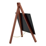 thumbnail of Securit® Mini-chevalet tableau noir en bois finition acajou laqué - lot de 3