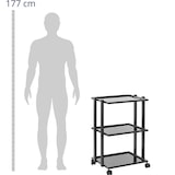 thumbnail of physa - Cosmeticawagen - 3 Glazen leggers - max. 60 kg - zwart