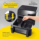 thumbnail of GOURMETmaxx Heißluft-Fritteuse Vario-Doppelkammer 9l