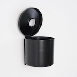 thumbnail of Danieli Store - Cenicero de Pared Negro Mate 2,5 L - Acero Negro Mate con Soporte de Fijación a Pared.
