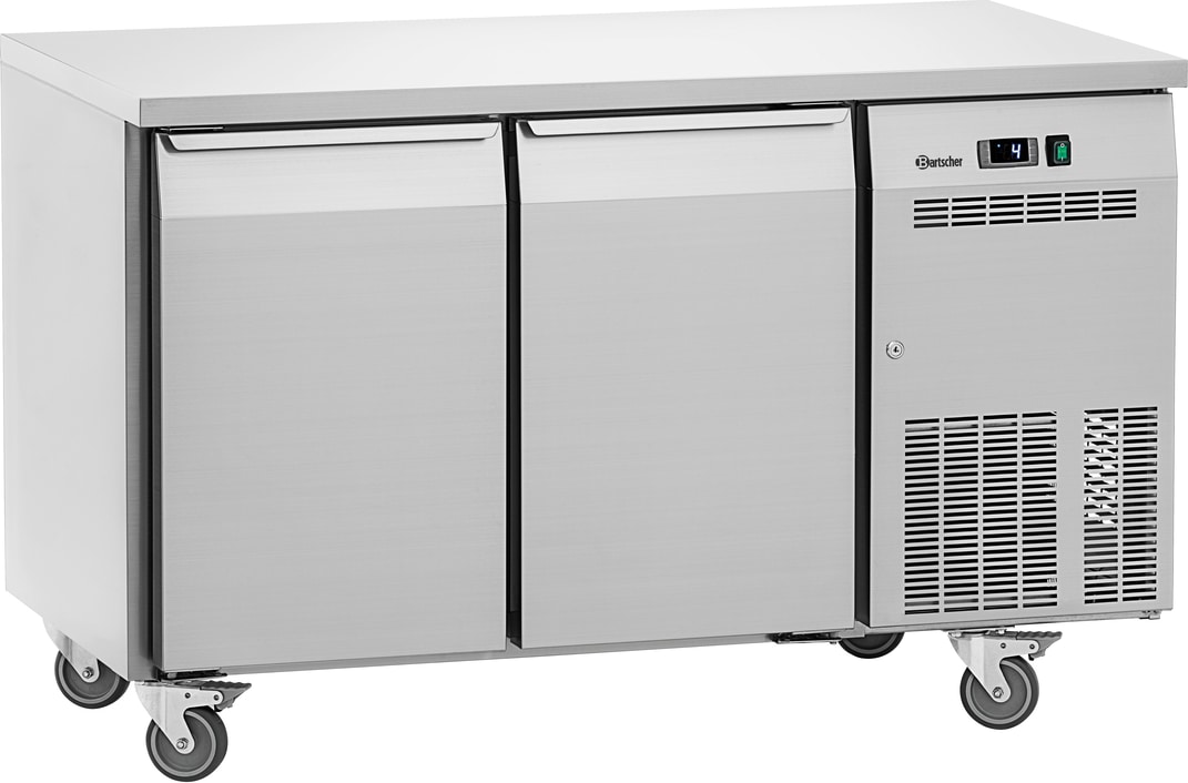 Bartscher Kühltisch Easy T2, mit Flügeltüren, fahrbar
