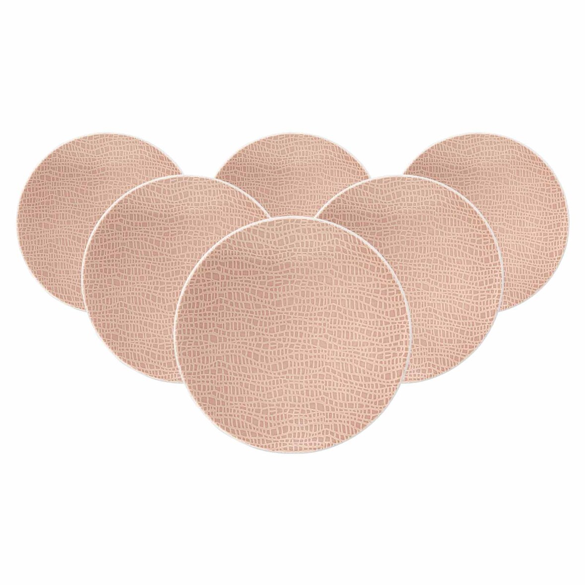 Seltmann Weiden Life Fashion Brotteller ø 16,5 cm 6er Set - Posh Rose