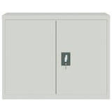 thumbnail of vidaXL Aktenschrank Hellgrau 90x40x110 cm Stahl