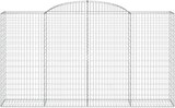thumbnail of vidaXL Gabionen mit Hochbogen 8 Stk. 300x50x160/180cm Verzinktes Eisen