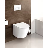 thumbnail of Pack wc ok Suspendido Blanco Brillo Rimless + Cisterna Empotrada + Pulsador | Blanco