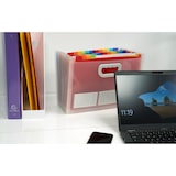 thumbnail of Exacompta - Réf. 55198E - Carton de 4  trieurs valisette extensible avec poignées - 24 compartiments  - couleur cristal