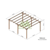 thumbnail of Pérgola de Madera Maciza Murcia (Maderland) - Gardeneas