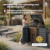thumbnail of 4gardenz® Kliko Ombouw 4 kliko - Afvalbak-ombouw- Containerombouw Weerbestendig - Houtlook