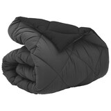 thumbnail of vidaXL Winterbettdecke Schwarz und Anthrazit 220 x 140 cm Mikrofaser