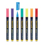 thumbnail of Securit® Pack de 7 rotuladores de tiza líquida - Amarillo, Rosa, Naranja, Violeta, Verde, Azul, Rojo - Punta redonda 1-2mm