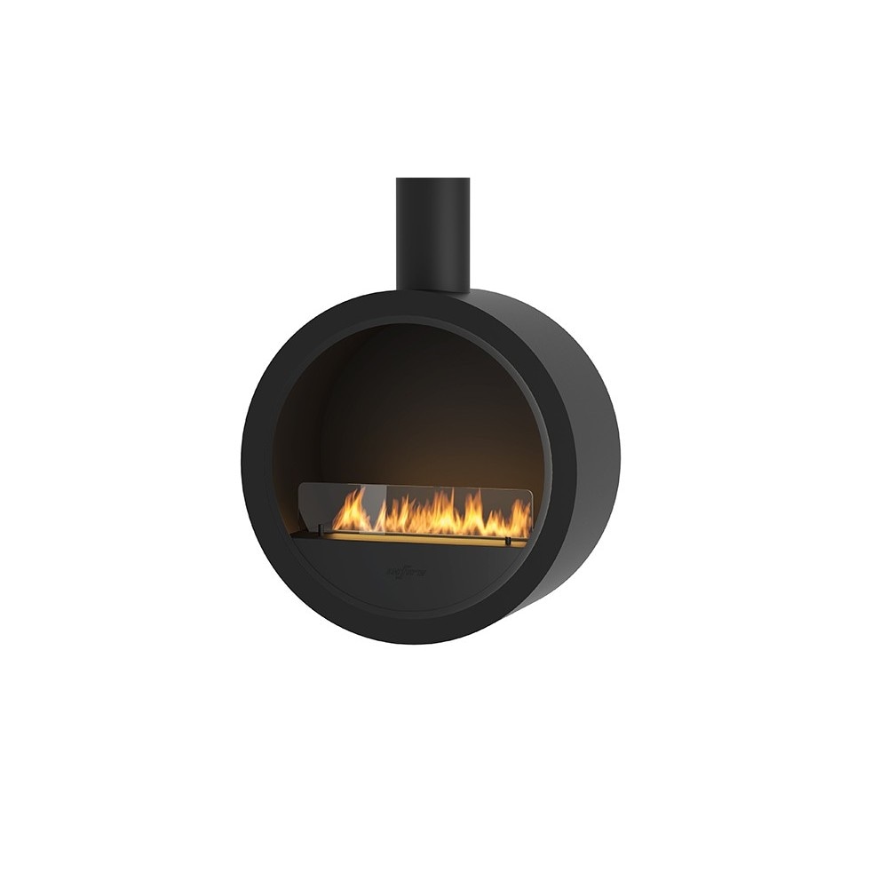 Incircle Slim Bioethanol-Kamin für abgehängte Decken - Runder Design-Biokamin d.70cm