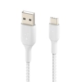 thumbnail of BELKIN Câble tressé USB-A USB-C 2m blanc