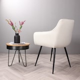 thumbnail of DS4U - Ravi 3.0 eetkamerstoel boucle - wit