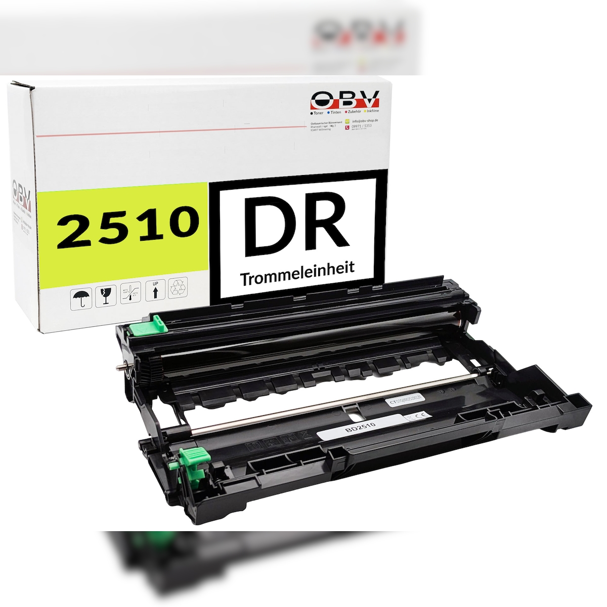 OBV kompatible Trommeleinheit für Brother DR-2510 für DCP-L2620DW