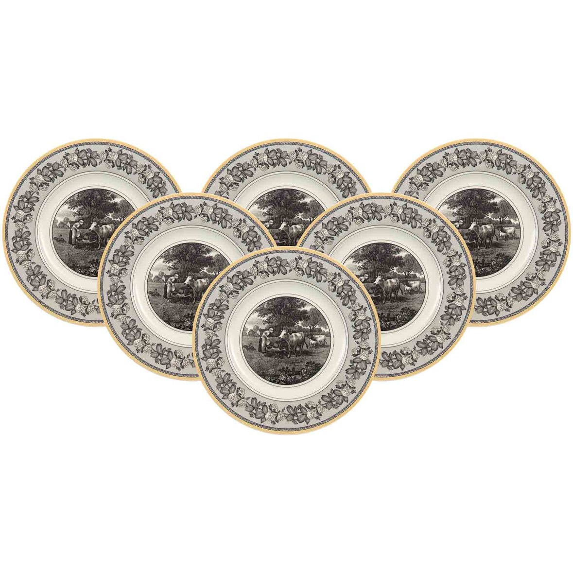 Villeroy & Boch Audun Ferme Frühstücksteller ø 21,6 cm 6er Set