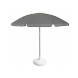 thumbnail of Base para sombrilla rellenable soporte redondo de polietileno blanco pie parasol