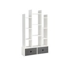 thumbnail of COSTWAY Estante em forma de árvore com gavetas e prateleiras para sala de estar e quarto 53 x 24 x 118 cm