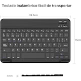 thumbnail of Teclado en Español Inalámbrico para iPad iOS/Tablet Android, de 10 Pulgadas
