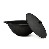 thumbnail of Utschak Timur Ø50 cm Edelstahl mit Kazan 22L Gasbrenner Abdeckhaube