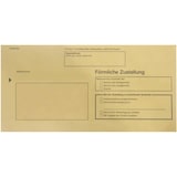 thumbnail of Umschlag für Zustellungsauftrag für förmliche Zustellung, DIN lang, 500 Stück