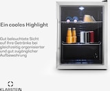 thumbnail of Beersafe XL Kühlschrank 60 Liter 2 Böden Panoramaglastür Edelstahl Schwarz