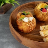 thumbnail of Obstschale Deko Schale Holz Masterbox 8-teilig ø30cm lebensmittelecht Akazie massiv