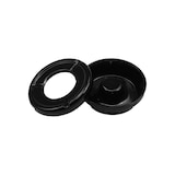 thumbnail of 24 Stück Windaschenbecher Aschenbecher mit abnehmbaren Deckel aus Melamin in schwarz ø 10cm