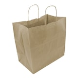 thumbnail of MONOUSO - Bolsa Papel Kraft con Asas 115g/m² 27+16x31cm (25 Uds)