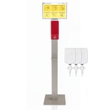 thumbnail of SET: Desinfektionsspender SENSOR Cosmos +Bodenständer Edelstahl +Infotafel +3x 1-Liter Hautdesinfektion +prof. Hygieneplan