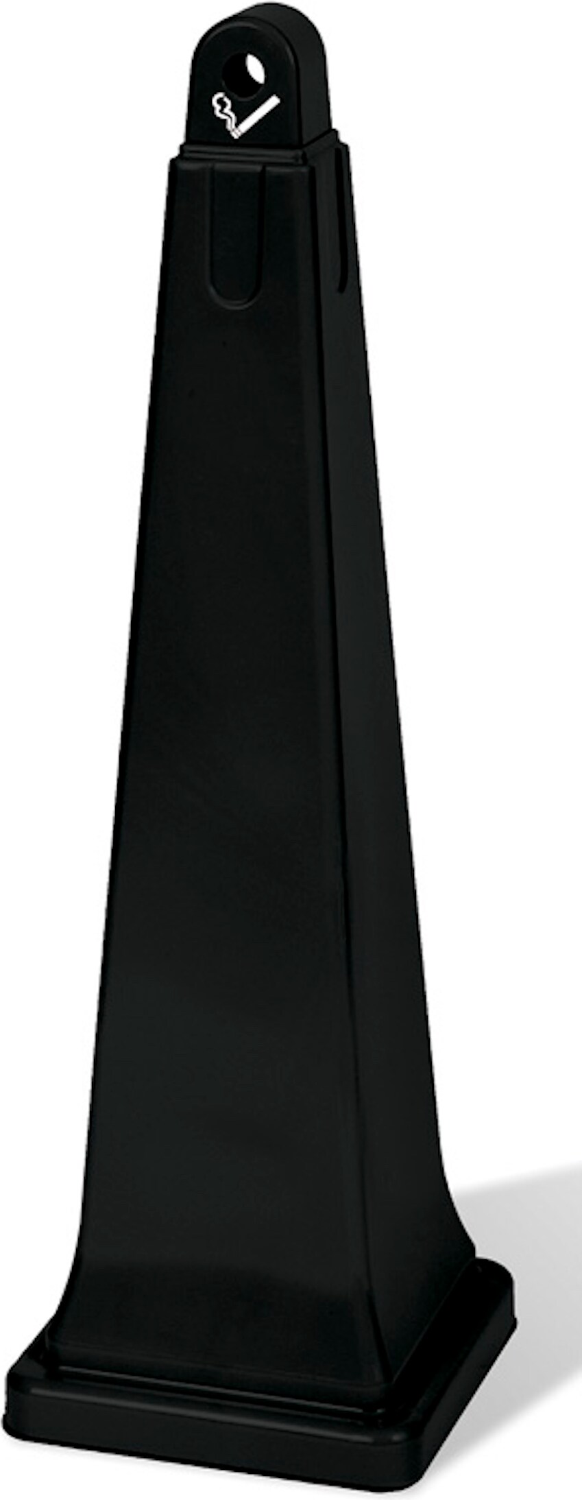 Rubbermaid Standaschenbecher mit Stahl-Inneneimer | HxBxT 100,1x 31,1x31,1cm | Schwarz von PROREGAL