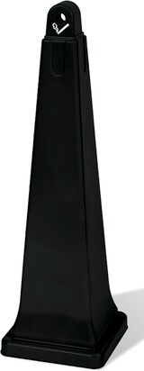 thumbnail of Rubbermaid Standaschenbecher mit Stahl-Inneneimer | HxBxT 100,1x 31,1x31,1cm | Schwarz von PROREGAL