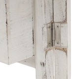 thumbnail of Prateleira para plantas T275, caixa para plantas com suporte para flores, 65x108x15cm, madeira de aspeto gasto vintage ~ branco