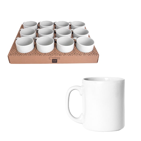 Cok Mug Candem Blanca 32 cl   48 unidades