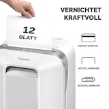 thumbnail of Fellowes Aktenvernichter 12 Blatt High Security (P5), Papierschredder für Büro, Powershred LX201, Microcut Schredder mit 22L Papierkorb, 100%