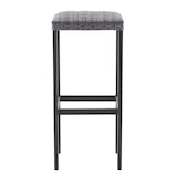 thumbnail of METRO PROFESSIONAL Gastro Barhocker Balsario, Alu/PE-Rattan, grau