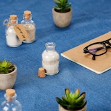 thumbnail of Relaxdays Dekogläser 30er Set, Glasflaschen mit Korken, 60 ml, zum Befüllen mit Deko, Gewürzgläser, transparent/natur