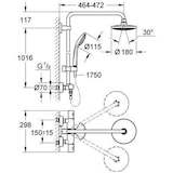 thumbnail of Grohe Duschsystem EUPHORIA 180 m Therm f